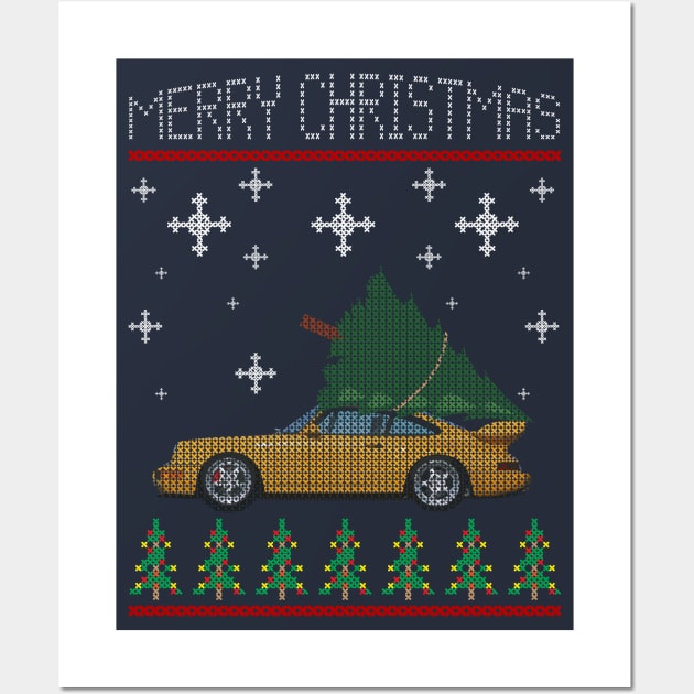 PORSCHE CHRISTMAS Wall Art by HSDESIGNS